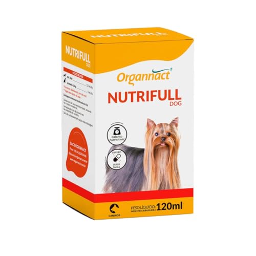 Suplemento Vitamínico Cães Nutrifull Dog 120ml Organnact