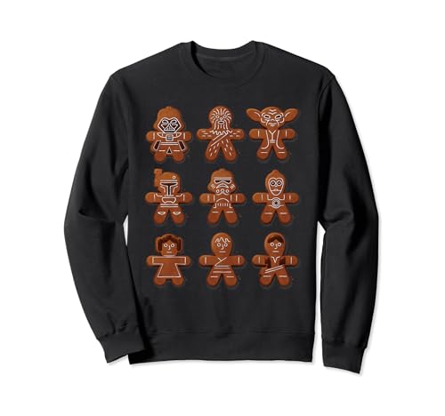 Star Wars Christmas Gingerbread Characters Sweatshirt