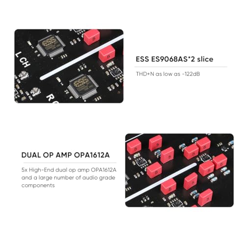 SMSL DO200 MKII MQA Balanced DAC: USB ES9068AS