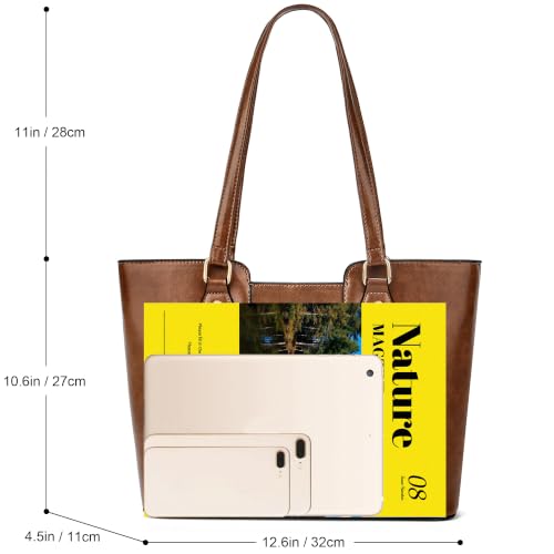Image of CHICAROUSAL Tote Handbags Purses for Women PU Leather Womens Shoulder Bag | Large Tote Bag for Women, Shoulder Purse, Vegan Leather Purses for Women, Women's Handbags