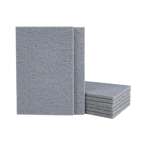 QZATTCAEN 6x9 Automotive Scuff Pad 8 Pack (7448) - 8 Gray(Ultra Fine), Wet-Dry Reusable Scuffing Pad for Paint Prep, Sanding - Auto Body, Woodworking & Handicrafts