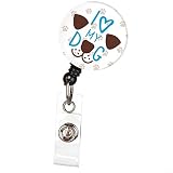 ID Avenue Retractable Badge Holder 32" Nurse Badge Reel Retractable for Pet Owners Doctors Nurses Te