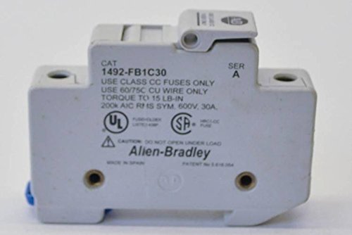 Lot of 10 Allen Bradley 1492-FB1C30 600V 30A Series A or B Fuse Holder 30 Amp