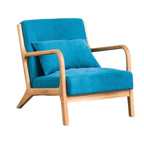 Mid Century Accent Chair with Wood Frame Upholstered Reading Armchair