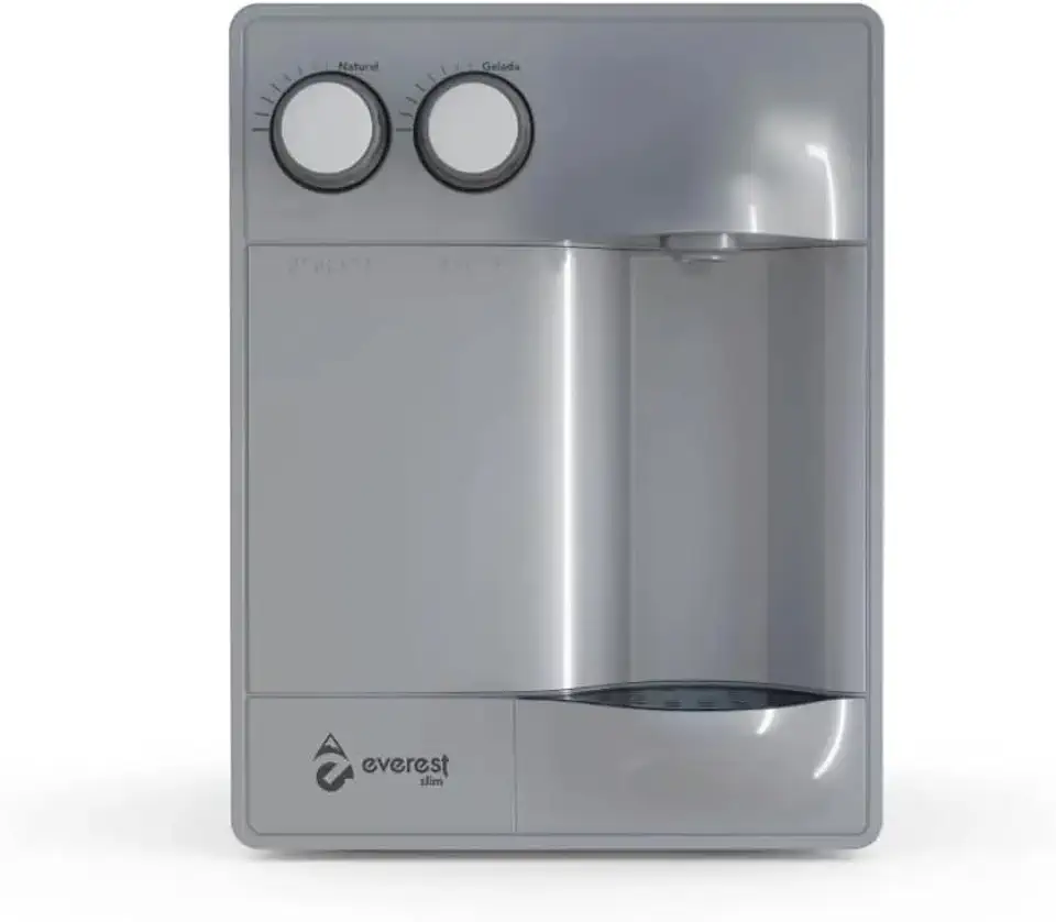 Purificador Água Refrigerado Por Compressor Soft Slim Prata 110v filtro