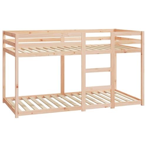 vidaXL Cama Litera Madera de Pino 90x190 cm