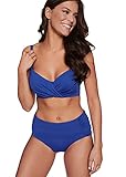 Hautfreundliche Stoffe: Das Bikini-Unterteil aus hautfreundlichem Stoff aus 82 % Polyester mit einem Zusatz von 18 % Elasthan bietet einen sehr hohen Tragekomfort und eine formstabile, atmungsaktive Qualität. Futter: 100 % Polyester.
