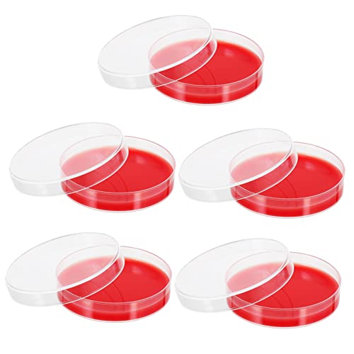 JUMPLAWN 10piezas Placas De Agar Nutritivo Para Cultivo De Bacterias y Hongos Medio De Cultivo Laboratorio Paquete Para Experimentos Científicos