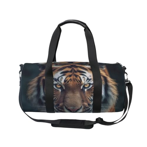 Sports Gym Bag Gym Duffle Bag Sport Bags for Men Women Tiger 6 Durable Handle Luggage Bag
