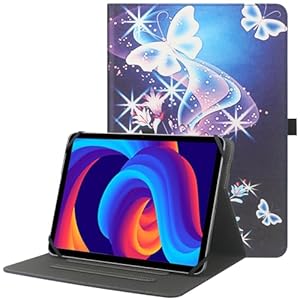HGWALP Universele 9", 9.7", 10.1", 10.2", 10.5", 10.9", 11" Tablet Hoesje, Beschermende Cover Stand hoes voor 9-11 Inch Tablet,Geval Cover met Pen Holder voor iPad/Samsung,PF