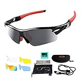 📌 Multifunktional - Leicht und weich zur höchsten Tragkomfort. Die Sonnenbrille eignet sich ideal für Outdooraktivitäten wie Reisen, Radfahren, Wandern, Skifahren, Reiten, Fahren, Rennen, Angeln, Motorrad, Laufen, Klettern usw.