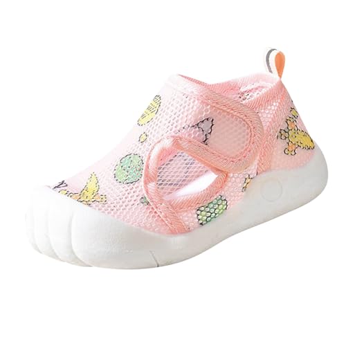Toddler Walking Shoes Quick Dry Non-Slip Soft Sole Sneakers Summer Closed Toe Lightweight Breathable First Walking Shoes