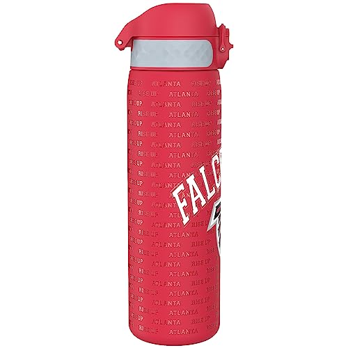 Ion8 NFL Atlanta Falcons Lightweight Steel Water Bottle, 600 ml/20 oz, Non-Insulated, Leak Proof, Easy to Open, Secure Lock - Image 4