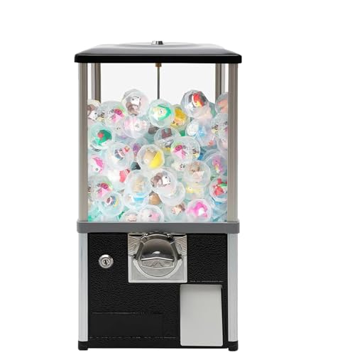 Distributori Automatici Per Aziende, Distributore Automatico Di Caramelle Traslucide, Distributore Automatico Di Caramelle Vintage, Distributore Automatico Di Caramelle A Gettoni E Salvadanaio,Black