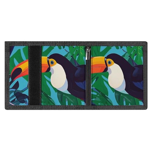 Toucan Trifold Wallet for Men - Money Clip Slim Wallets with Multiple Card Slots Minimalist Small Front Pocket Wallet for Everyday Carry4