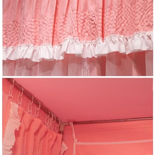 Moustiquaire lit baldaquin double couche pour une nuit d'été confortable