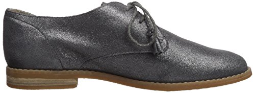 Hush Puppies Women's Chardon Oxford, Dark Grey/Metallic, 8 M Us #TOP5