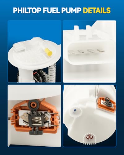 Image of PHILTOP Electric Fuel Pump Assembly for Chrysler Town & Country, Dodge Grand Caravan 2005 2006 2007 V6 3.3L /3.8L, FG0940
