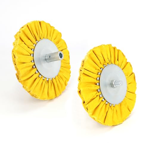 Image of 4 inch Airway Flange Kit Airway Buff Safety Flange Kit for Angle Grinder with 5 /8 inch Arbor Hole - 2 Sets / 4 Pcs