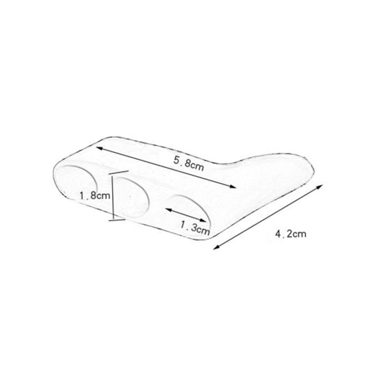Anneome Silicone Toe Separator for Bunions Toe Stretchers Hallux Relief for All