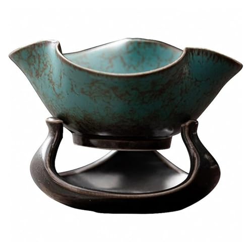 Passoire à thé en céramique turquoise pour infusion Kung Fu