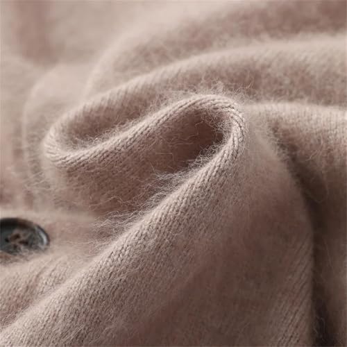 Men's Cashmere Cardigan Sweater Men Casual V-Neck Loose Knit Cardigans3