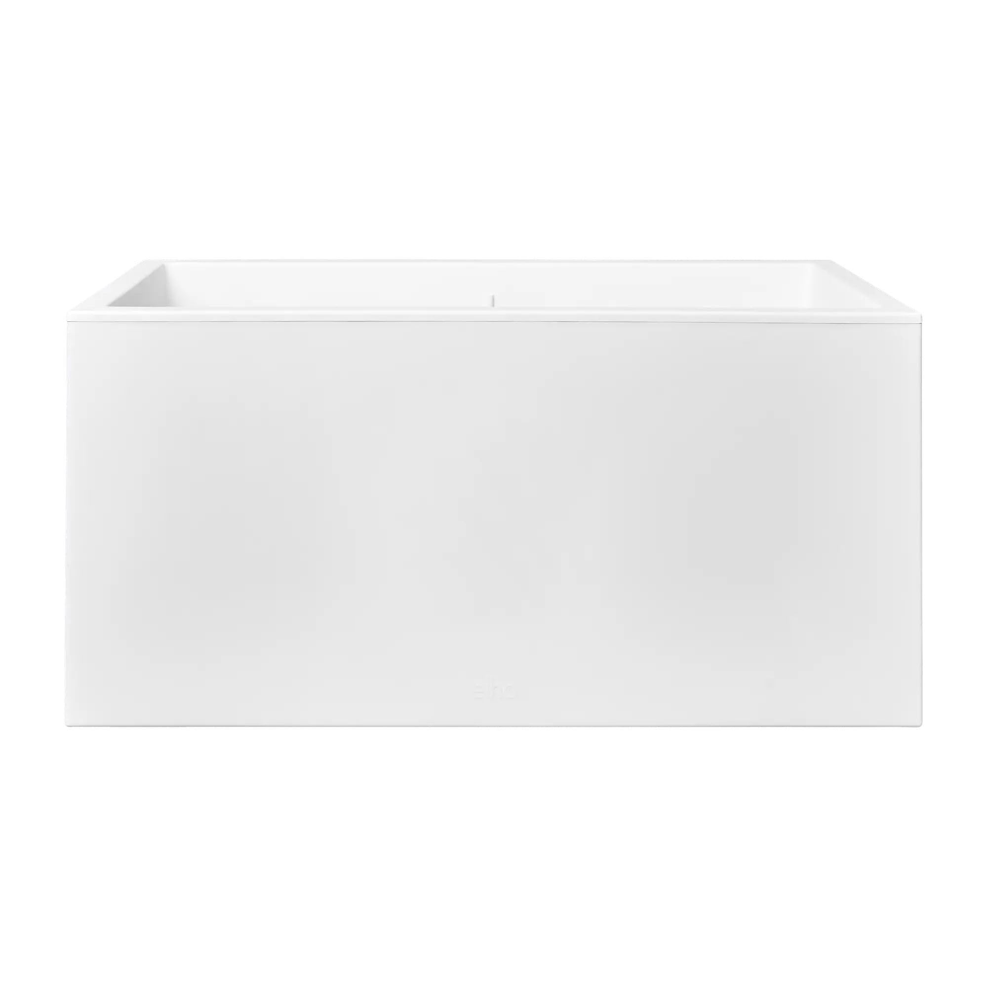 elho Vivo Next Long 60 - Large Planter for Indoor & Outdoor - 100% Recycled Plastic - L 59.0 x H 29.2 cm - White/White