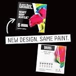 Liquitex Professional Heavy Body Acrylic Paint, 6 x 59ml (2-oz), Fluorescent Colors Set