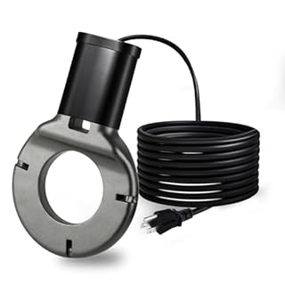 Ttnde 500W Utility De-Icer, Submergible Bird Bath Heater De-icer, Chicken Water Heater, Stock Tank Heater for Livestock Poultry Birds, Cows, Horses, Wildlife Drinkingwith 10FT Power Cord, Black