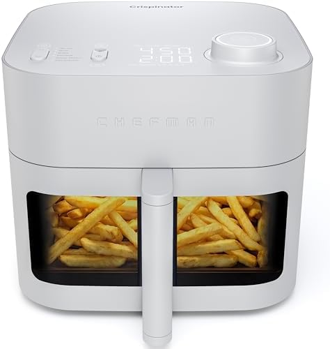 Chefman Crispinator Air Fryer 6-in-1 with 8 Qt capacity, 450°F Ma...