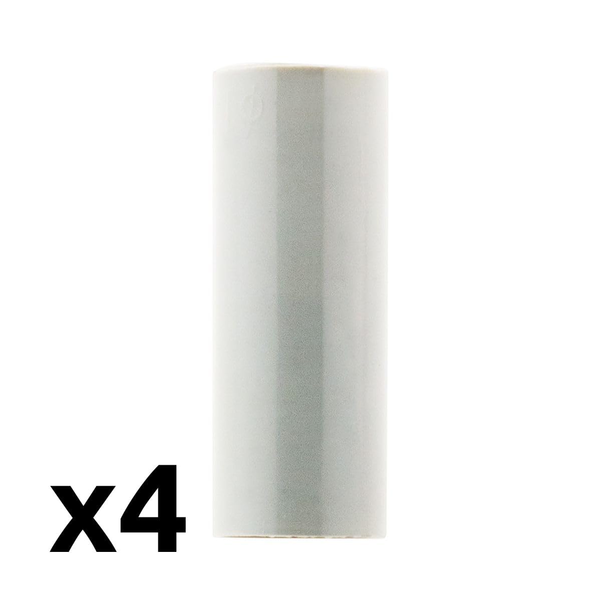 Zenitech - Set di 4 Manicotti IRL Ø16mm in PVC Rigido - Installazione Sicura per Sistemi Elettrici - Connessione Robusta e Stabile - Resistente agli Urti e all'Usura - Grigio