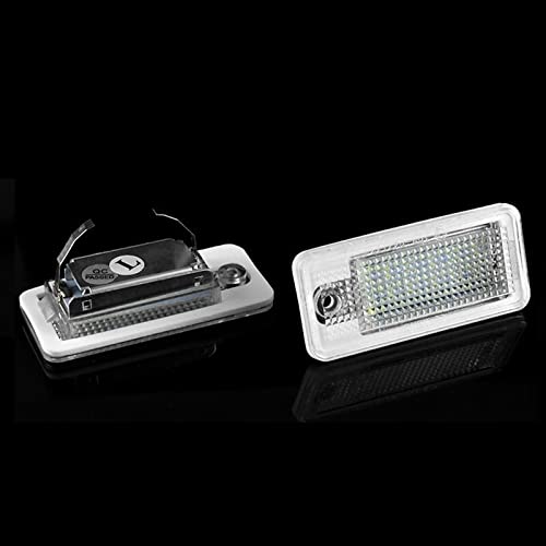 Luz de matrícula Canbus para Audi A6 4F A4 B7 A3 Q7 pack de 2 unidades