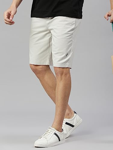 Image of Thomas Scott Men's | Solid | Chino Shorts | Regular Fit | Cotton Elastane | Above Knee | Casual Short