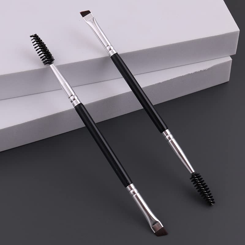 Spanking Double Ended Eyebrow Brush & Spoolie - Angled Brow Brush for Precision Application & Blending of Eye Brow Powders - Image 7 thumbnail