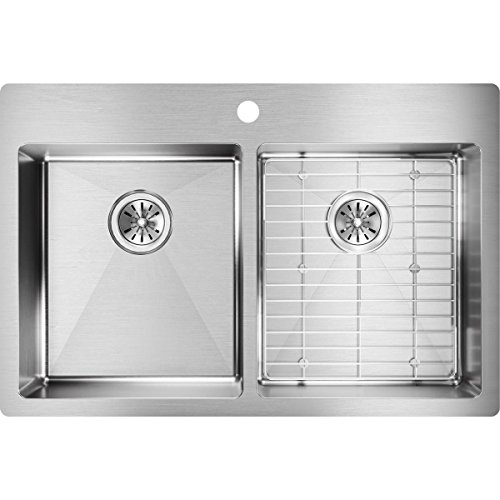 Elkay ECTSRAD33226BG1 Sink, 33, Polished Satin