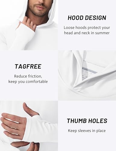 TACVASEN Sun Protection Hoodie
