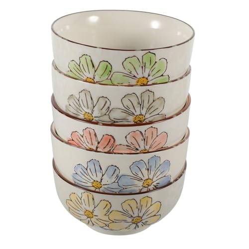 FUNOMOCYA 5pezzi Ciotole in Ciotole Per e Snack in Per Servire Cibo Insalatiera e Ciotola Per Cereali Vassoio e Decorativo