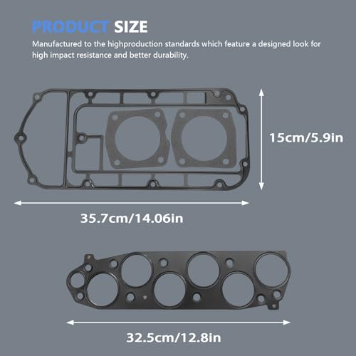 Image of MS 96410-1 Intake Manifold Gasket Set Fit for Pilot 2003-2008, Acura MDX 2003-2006, Fuel Injection Plenum Gasket Set