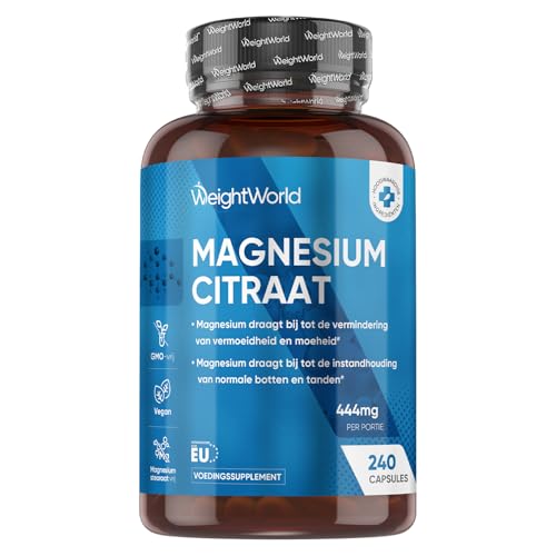 WeightWorld - Magnesium Citraat 440 mg - 240 Capsules