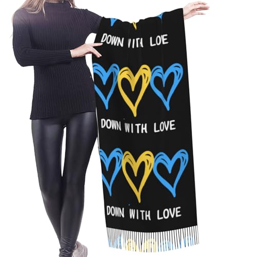 Down Syndrome Awareness Month Scarfs For Women Soft Shawl Scarves Long Wraps Women'S Lightweight Scarf With Tassels2
