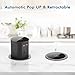 BTU Pop Up Outlet for Kitchen Countertop with 15W Wireless Charger, 20W USB C Fast Charging & 4 AC Outlet, 3 3/8