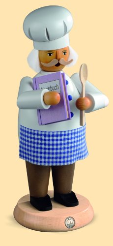 Preisvergleich Produktbild Müller Erzgebirge Räuchermann, groß Koch, 14x25cm