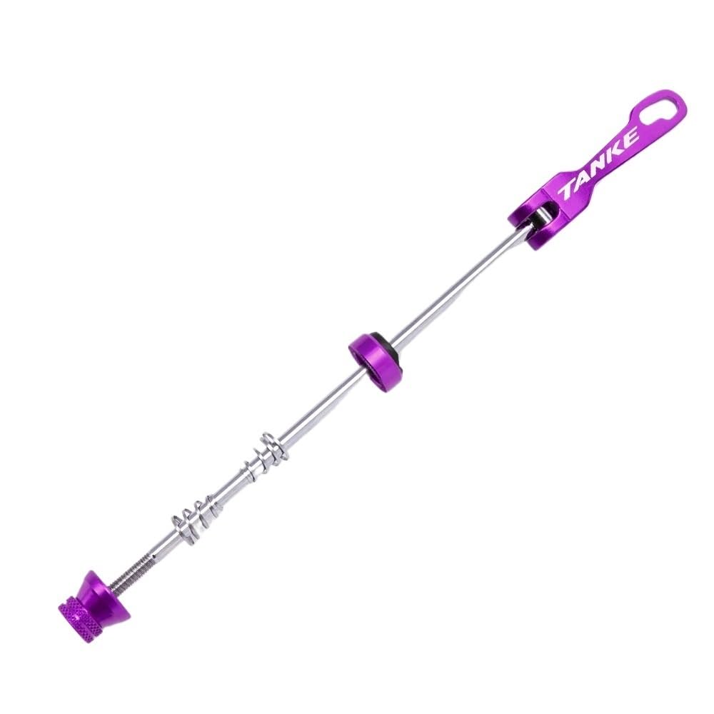 Cycling Quick Releases Bicycle Quick Release Bolt Hub Skewers Lever Axle Road Mountain Bike Replacement Cycling Parts For Front 100mm Rear 135mm Quick Release Skewer ( Color : Purple lever rear )
