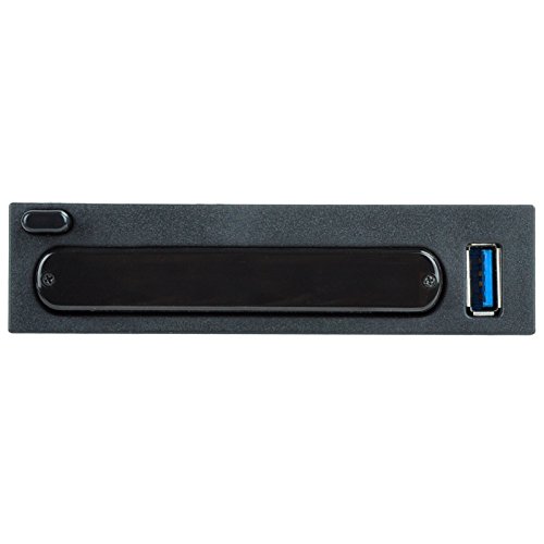 Caja externa USB 3.0 para disco 2.5" con bahía hot-swap 3.5" miniatura 5