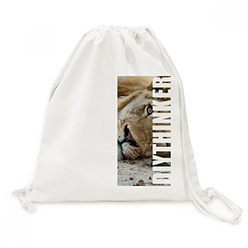 Sac de voyage en toile pliable lion pour organiser vos affaires sans vous encombrer