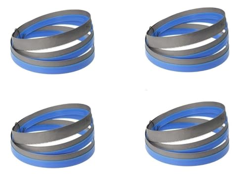 4 Stück Sägeband passend für 8 Bandsägen 1400 x 8 x 0,5 mm, 6 Zähne/25 mm