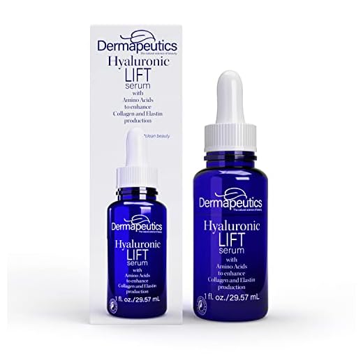 Dermapeutics Hyaluronic Acid Serum for Face, 1 oz | Ultra Hydrating | Anti Aging & Anti Wrinkle | Skin Firming & Plumping | Boosts Collagen & Elastin