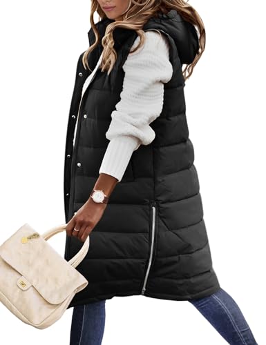 TACVASEN Fleece Warm Vest Jackets Womens Winter Fashion Sleeveless Jacket Zipper Sports Casual Vests Female Ladies Waistcoat
