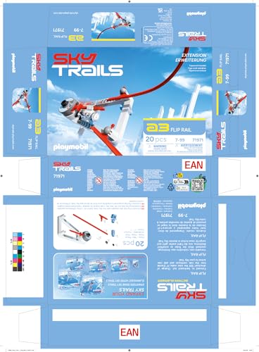 Sky Trails | Flip Rail | Jouet de Construction pour des Parcours dynamiques & de 'action | Construis ta Propre Aventure avec des éléments de Flip passionnants | 71971 - vue 8