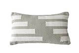 CASA BOHO Lumbar Throw Pillow Cover Minimalist Decor Modern Home Decor Boho Pillow Covers Neutral Th